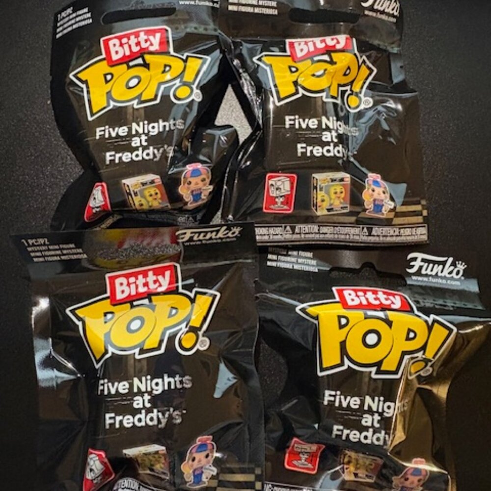 New- Set of four Funko Bitty Pop- Five Nights at Freddy's